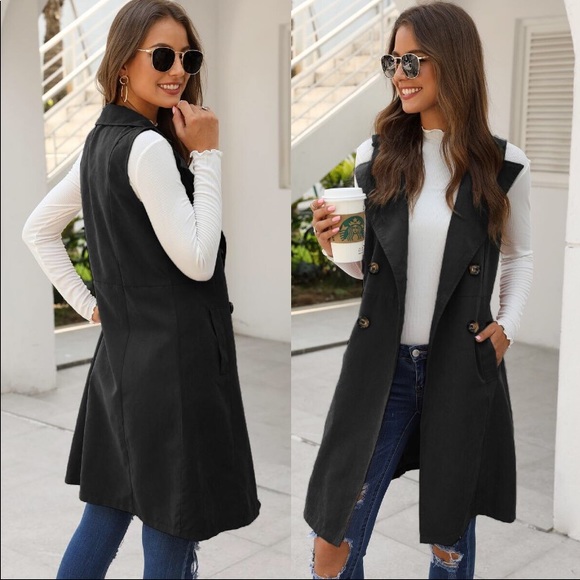 Jackets & Blazers - Chic Long Vest
